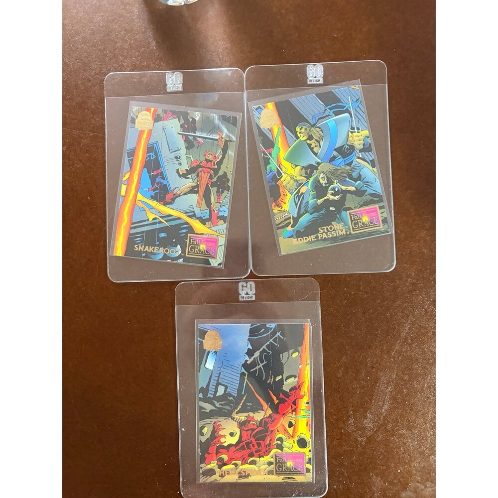 1994 Marvel Masterpieces Fall From Grace Insert Card Lot #68 #70 #72 H2 Spawn Sn